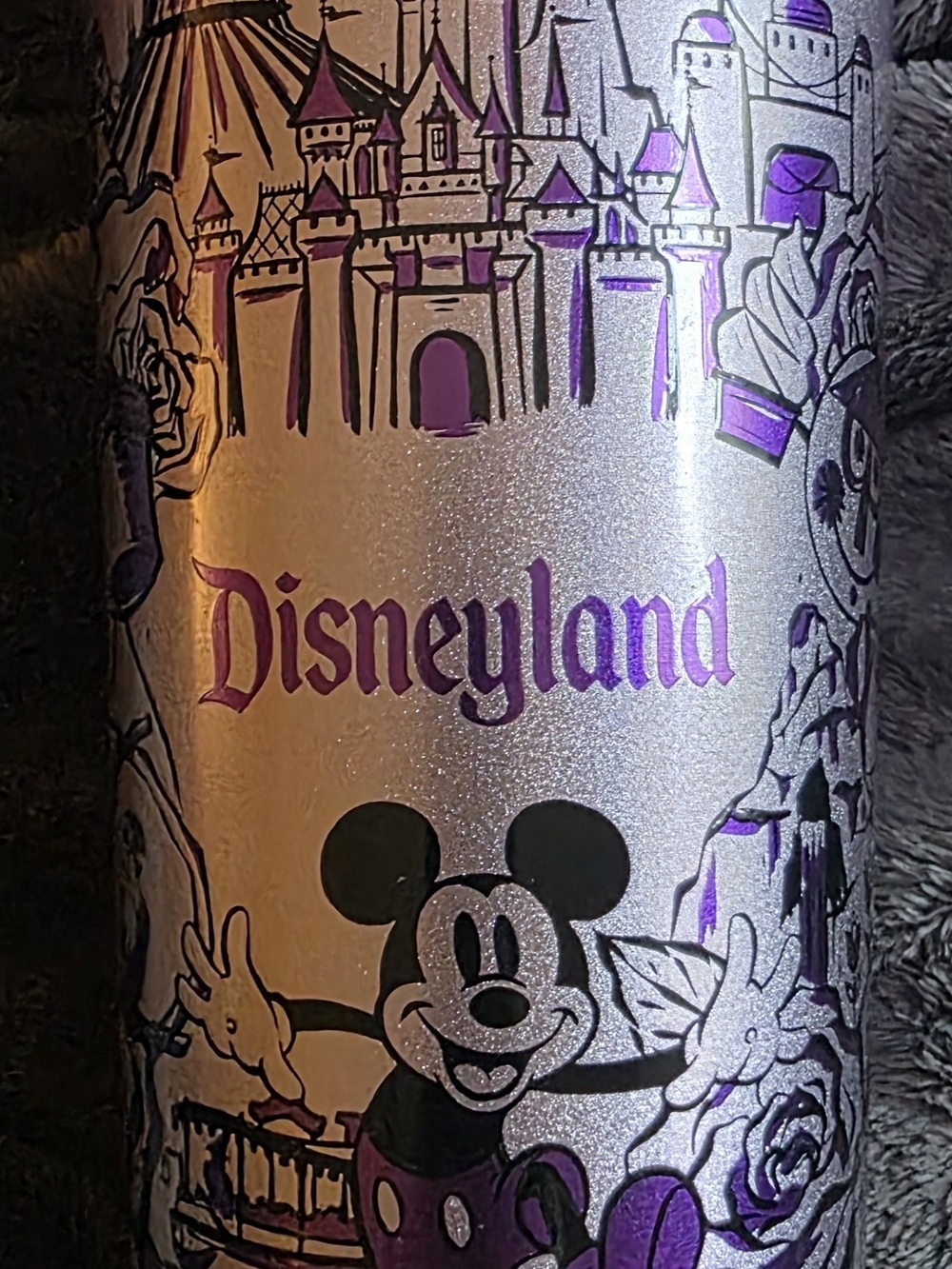 Disneyland X Starbucks Purple Stainless Steel Tumbler